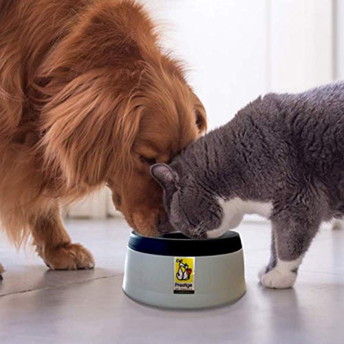 Road Refresher Prestige Non Spill Pet Water Bowl, Grey, Large , Pack of 1