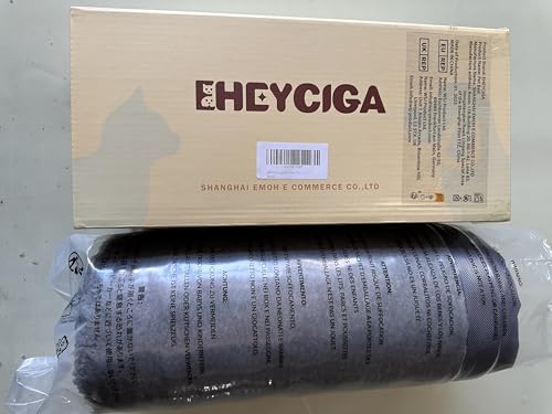 EHEYCIGA Orthopedic Dog Beds Large Mattress with Removable Washable Cover for Crate, Grey, 91x68x9cm