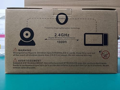 Blemil BabyMonitor with Camera and Audio, 6'' IPS Screen Baby Camera Monitor No WiFi, 30-Hrs Battery, ECO, Night Vision,2-Way Talk, Travel Video Baby Monitor Portable