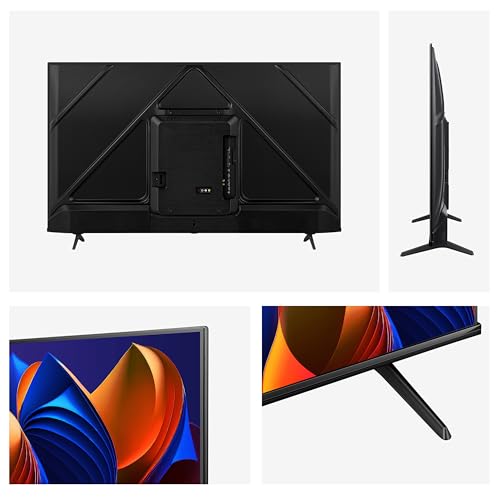 Hisense 65 Inch 4K QLED Smart TV 65E77NQTUK - Quantum Dot Colour, 4K AI Processor, Dolby Vision Atmos, Smooth Motion, Sports Mode, Vidaa OS with Freely, Youtube, Netflix and Disney+ (2024 Model)