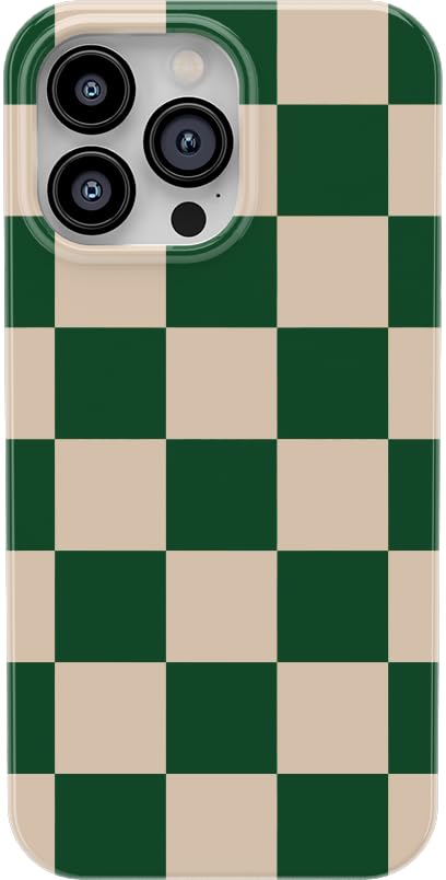 Casely iPhone 14 Pro Max Case | Fit Check | Neutral Checkerboard | Compatible with MagSafe | Classic Ultra Slim Design