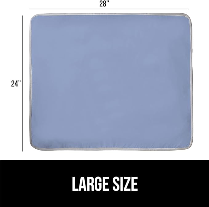 GORILLA GRIP Ironing Mat, Portable Iron Pad, Magnetic Cover