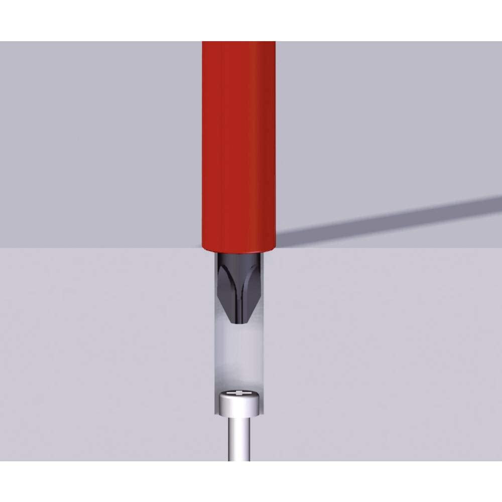 Wiha WHA-35389 VDE Slotted an Phillips Slim Fix Screwdriver Set (6 Pieces), 4.2 cm*35.6 cm*24.0 cm