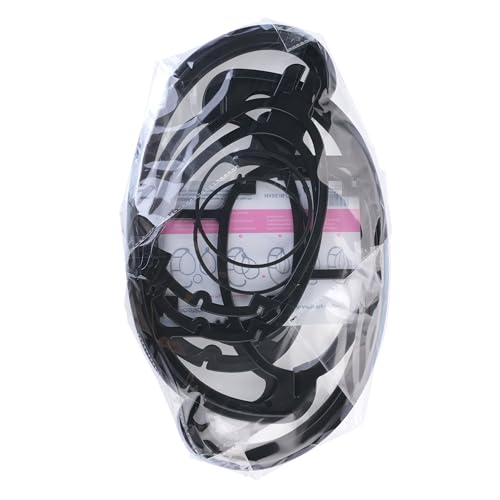 Dreamlover Portable Wig Hangers, Wig Holder Head for Long Hair, Hanging Stands, Cap Display Holders, Black, 4 Sets