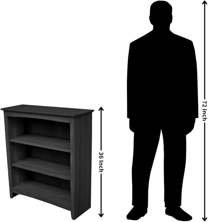 International Concepts Shaker Kids Bookcase, 36-Inch High, Solid Parawood