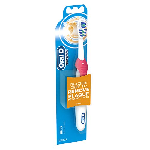 Oral-B Complete Deep Clean Battery Powered Electric Toothbrush, 1ct, (Color may vary)