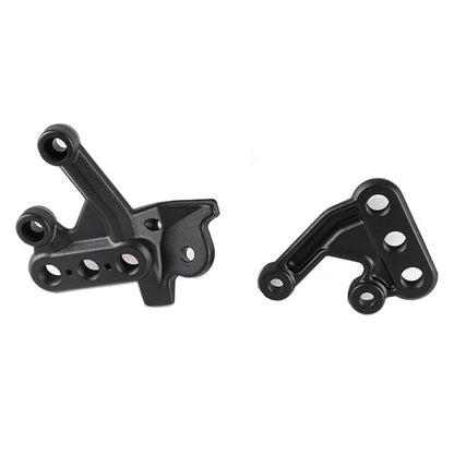 Foot Pegs Bracket Surron Foot Rest Brackets Motorcycle Footbracket CNC Aluminum Foot Peg Pedal Bracket Kit for Light Bee Sur-Ron S/X Dirt Bike black
