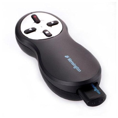 Kensington Wireless USB Powerpoint Presentation Clicker with Red Laser Pointer, Compatible with Windows & macOS - 20 m Range (K33374EUB)