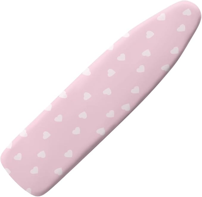 Pink Heart Ironing Board Cover and Pad Soft Cover