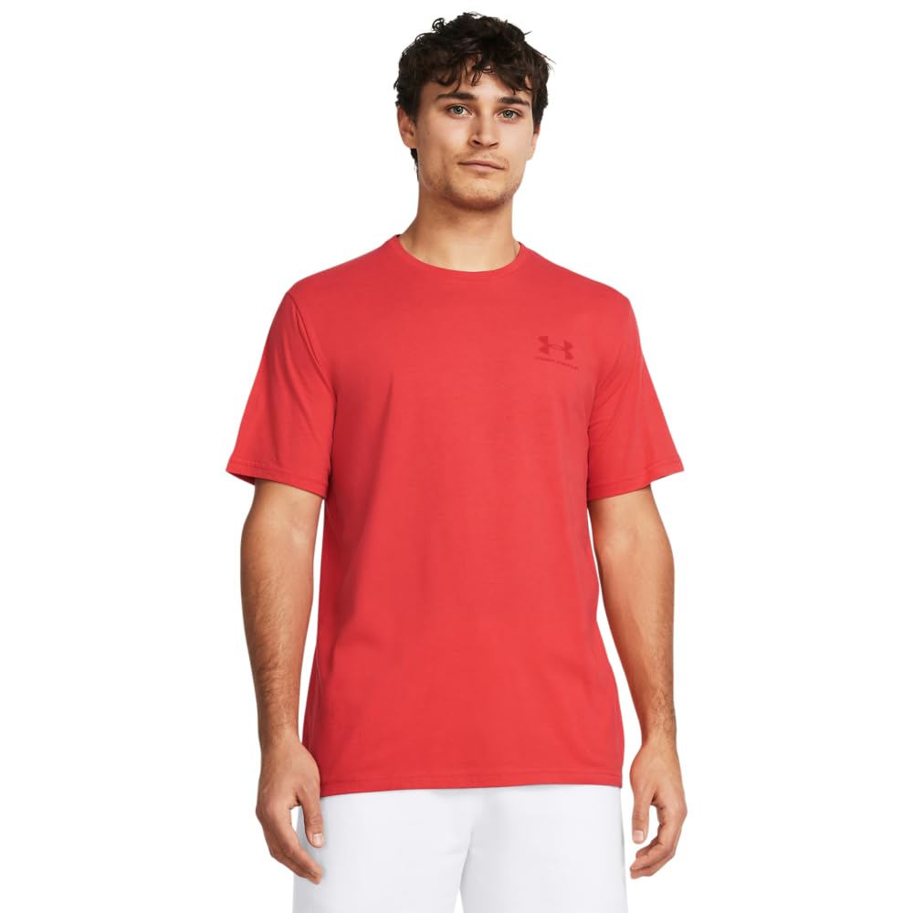 Under Armour Men's Sportstyle Left Chest Short-Sleeve T-Shirt , (814) Red Solstice / / Red , X-Large