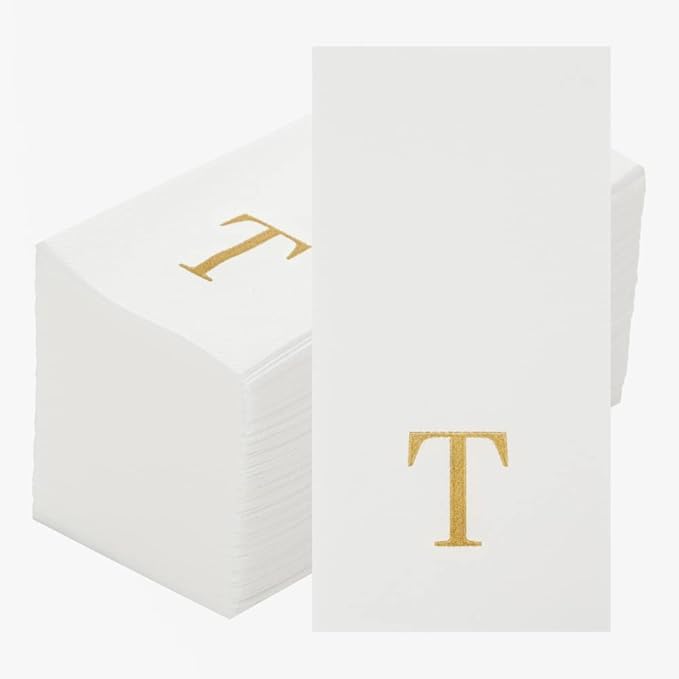 Luxenap 15.8 X 7.9 Inch Linen-Feel Guest Towels, 2000 Lettered Hand Towels