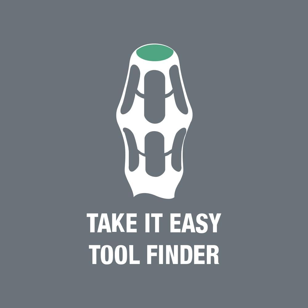 Wera 367/6 TORX® Kraftform screwdriver set with rack, 6pc, 05028062001,Multi-colour,315 x 155 x 40 mm