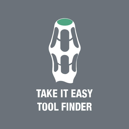 Wera 367/6 TORX® Kraftform screwdriver set with rack, 6pc, 05028062001,Multi-colour,315 x 155 x 40 mm