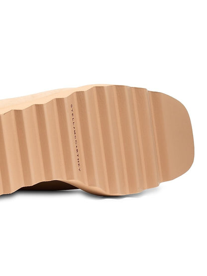 Stella McCartney, Sneakelyse Alter 80MM Platform Sandals, 38 (8), Desert