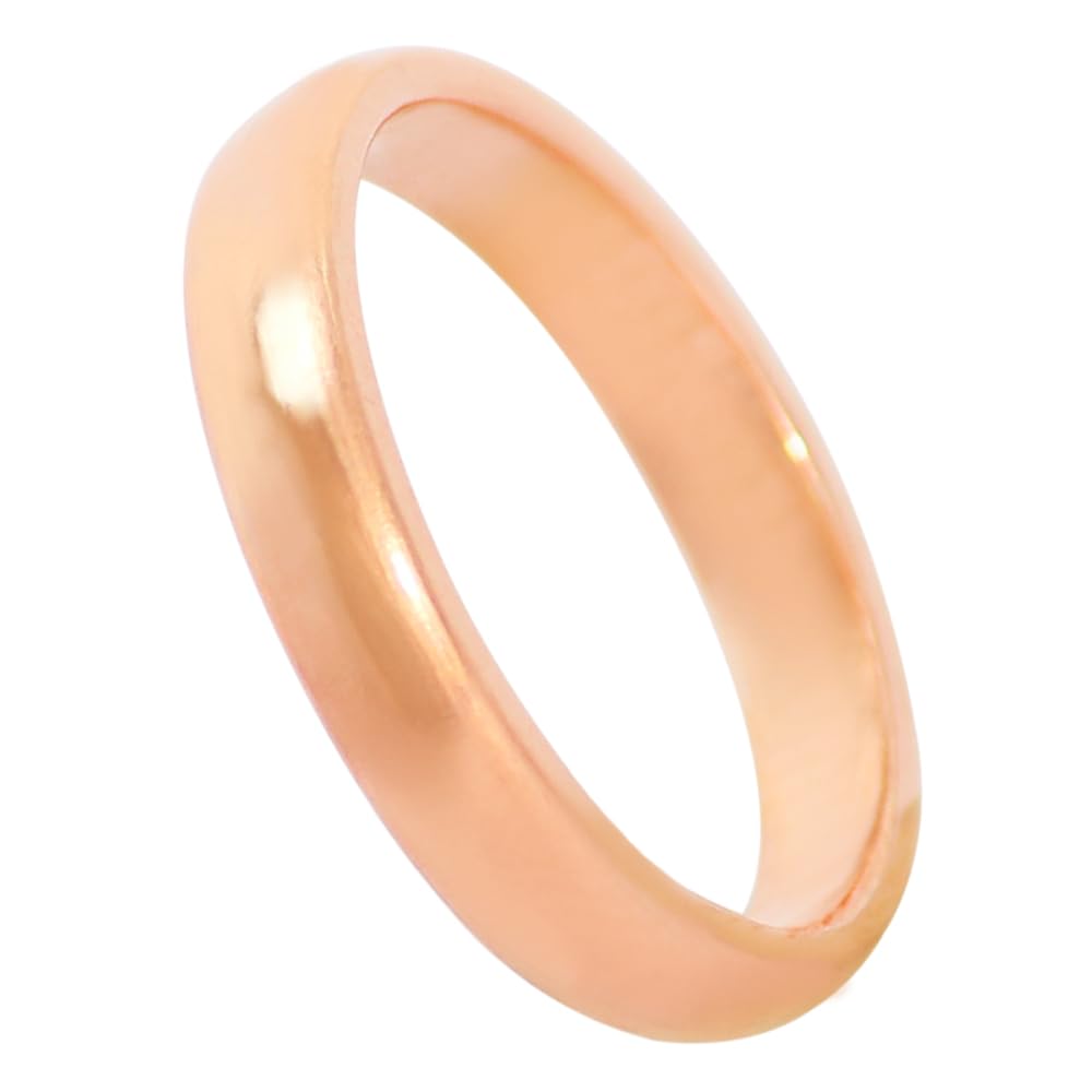 Krishnaa Jewels Pure Copper Handmade Classic Band Ring Ethnic Gift Jewelry for Men and Women (15)