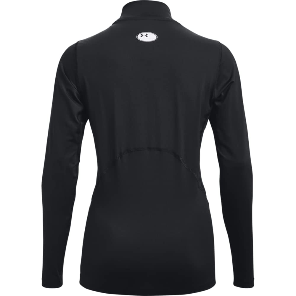 Under Armour Men's UA HG Armour Comp Mock LS Shirt Black