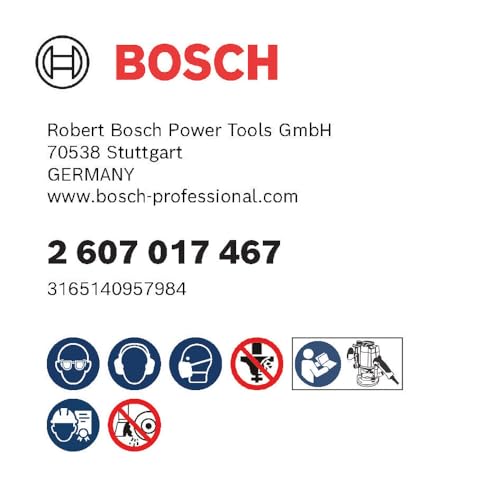 Bosch Professional 6 pcs. Straight Router Bit Set (for Wood, Ø 1/4 inch Shank, Accessory Router)
