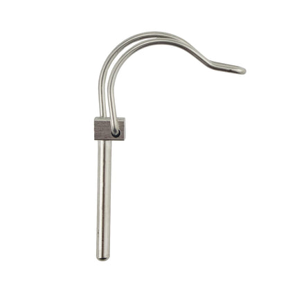 Stainless Steel 316 Quick Lock Release Trailer Towing Coupler Safety Pin Dia 4.5MM(3/16in) Cotter pins Bicycle Stroller Cargo Boat Stage Leg Hitch Hook Clip (4)
