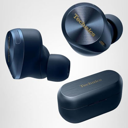 Technics EAH-AZ80-A Premium Hi-Fi True Wireless Bluetooth Earbuds with Advanced Noise Cancelling - Midnight Blue