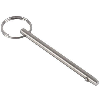 2 Pack Quick Release Pin, Diameter 0.197"(5mm), Overall Length 3"(76mm), Usable Length 2.4"(61mm), Full 316 Stainless Steel, Bimini Top Pin, Marine Hardware