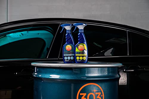 303 Products (30265 Slick Shine Ceramic Detailer - SiO2 and Carnauba Infused Ceramic Coating - Premium Ceramic Detailing Spray - Increases Shine and Gloss - Works on Paint, Glass, and Wheels - 16Oz