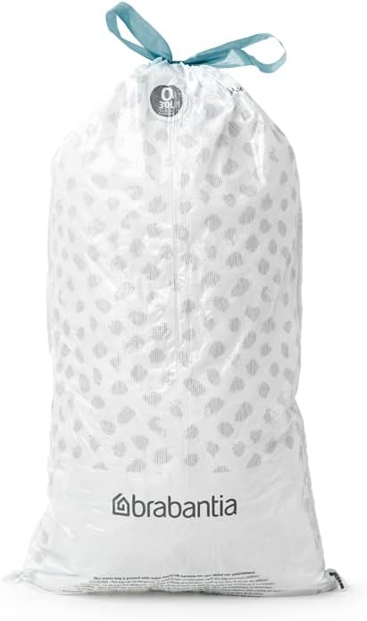 Brabantia PerfectFit Trash Bags Thick Plastic Trash Can Liners