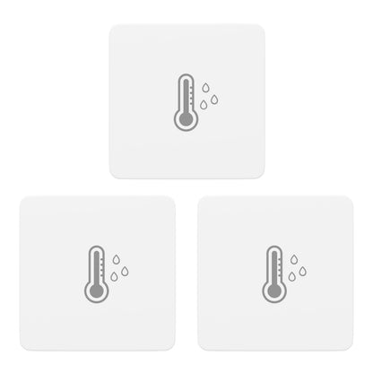 THIRDREALITY Zigbee Temperature and Humidity Sensor Lite 3Pack,Smart Thermometer and Hygrometer, Compatible with Echo Devices with Zigbee Hub Built-in,Home Assistant, SmartThings, Homey,Hubitat