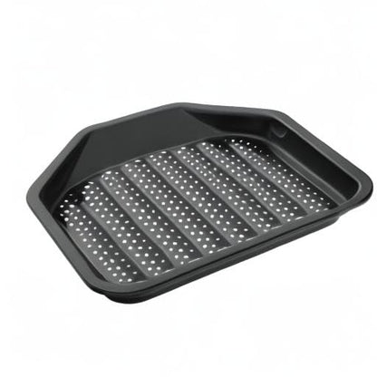 Prestige Inspire Non Stick Chip Tray for Oven - Multipurpose Crisper Great for Chips & Wedges, Dishwasher Safe, Heavy Gauge Carbon Steel Bakeware, 36cm