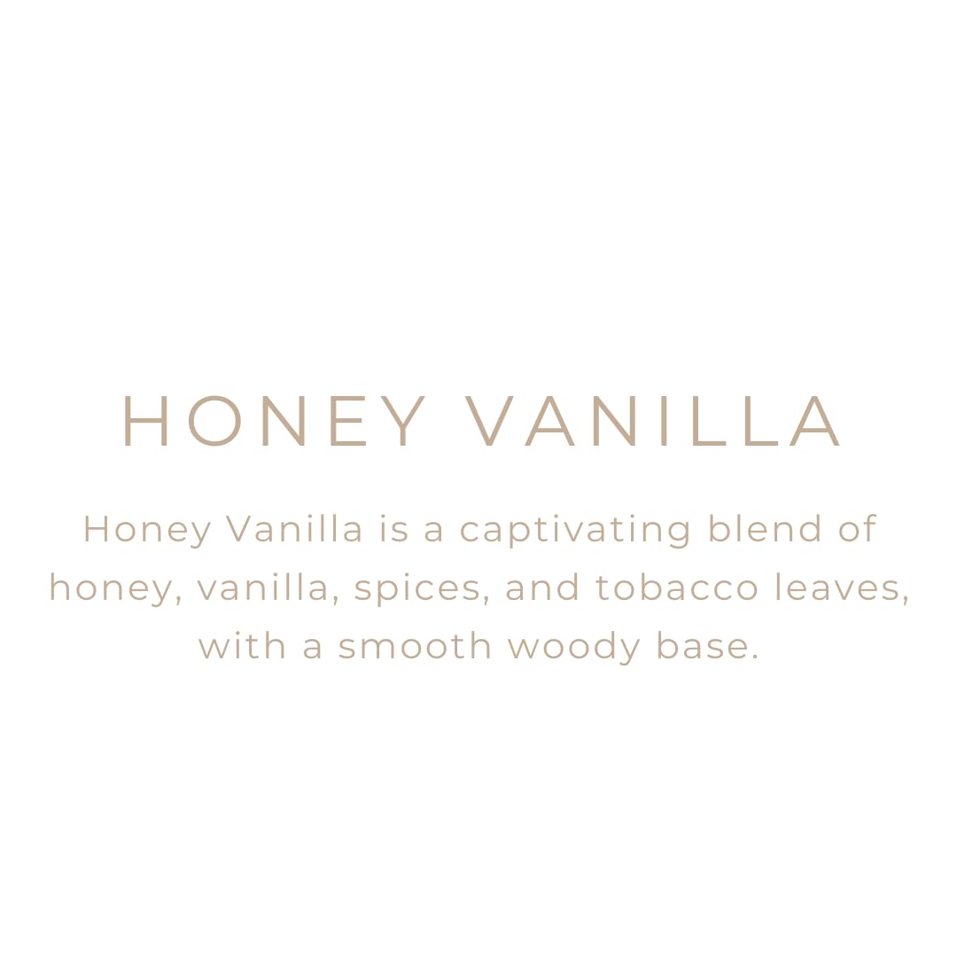 River Birch Candles Honey Vanilla Scented Candle | Premium, All-Natural, Non-Toxic, Soy Wax | 8 oz. Silver Travel Tin | Cozy Relaxing Gifts for Home