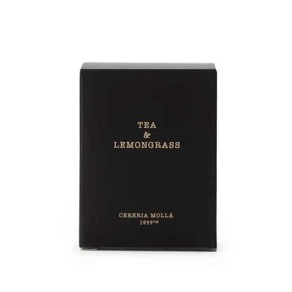 CERERA MOLLA 1899 | Mini Tea and Lemongrass Candle | 1 Wick Aromatic | 20 Hours Burn Time | Natural Fragrances | Recyclable Packaging | Artisan
