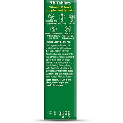 Vitabiotics Ultra Vitamin D Tablets 2000IU Extra Strength - 96 Count (Pack of 2)