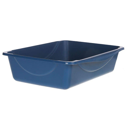 Petmate Litter Pan, Blue/Gray, Small, Made in USA