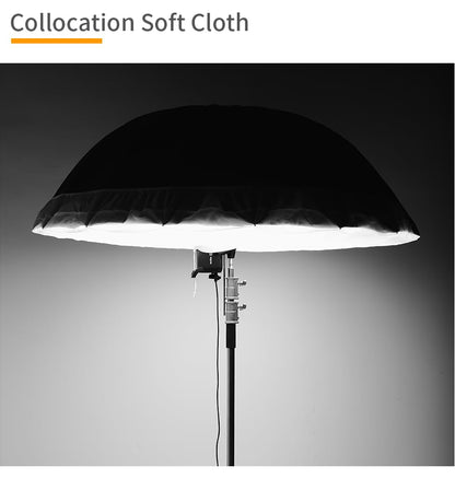 Godox 70 inch 180cm Black White Reflective Umbrella Studio Photography Umbrella, White Inner with Large Diffuser Cover, Bag