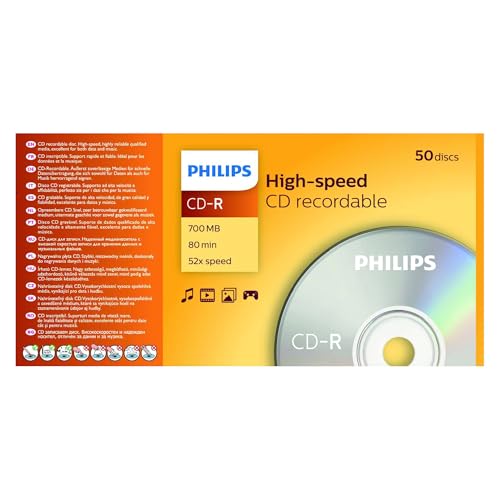Philips CDR-80 (52x) 50pk Spindle