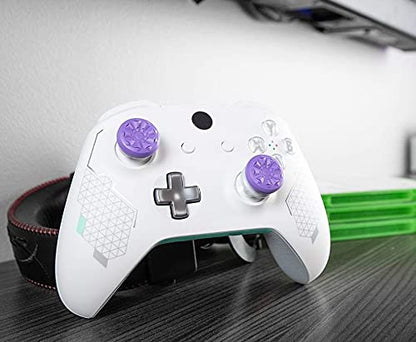 KontrolFreek FPS Freek Galaxy Purple for Xbox One and Xbox Series X Controller | 2 Performance Thumbsticks | 1 High-Rise, 1 Mid-Rise | Purple …