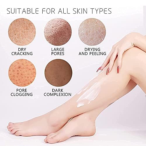 Pedicure Kit Foot Soak Set: Bubble Salt, Sugar Scrub, Massage Mask, Massage Lotion in a Box, 4 Step Foot Spa Kit for Dry Feet,Tired Feet（3 Set Tropical Fruit)