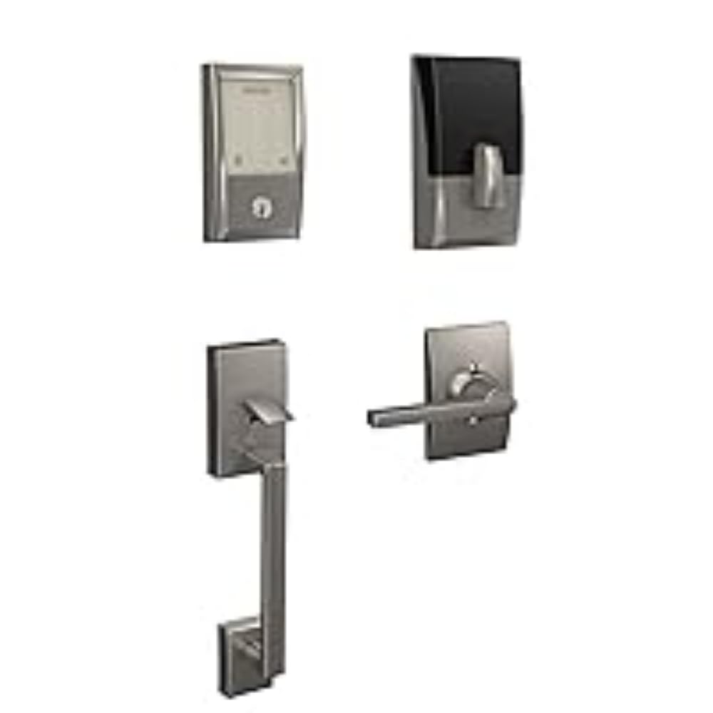 Schlage Encode Smart WiFi Deadbolt Lock for Front Door - Keyless Entry with App or Touchscreen - Works with Alexa, Hey Google, & Airbnb - Create Codes for Guests - Matte Black