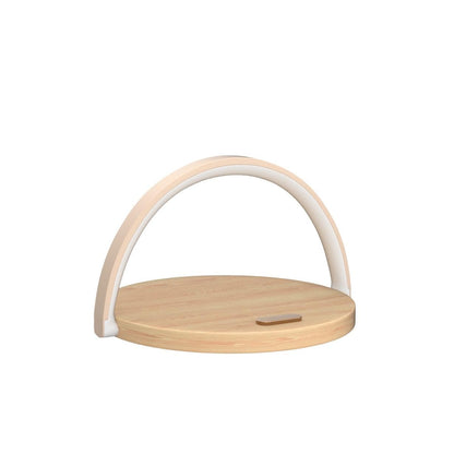 COLSUR Bedside Lamp with Wireless Charging, Table Lamp with Touch Control, 3 Brightness Levels, Cell Phone Holder and Eye-Caring Night Light for Kids Adult Home Bedroom Office