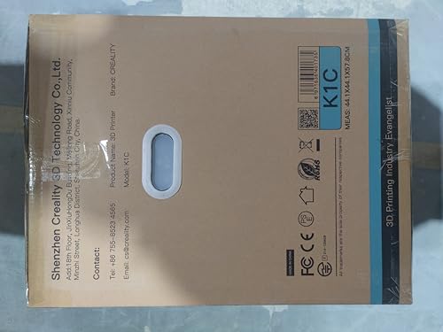Creality K1C 3D Printer (2024 New Version) - Fast 600mm/s Printing Speed, AI Camera,Direct Extruder, Tri-metal Nozzle, Carbon Fiber Filament Support, Auto Leveling - Prints at High 300°C Temperature
