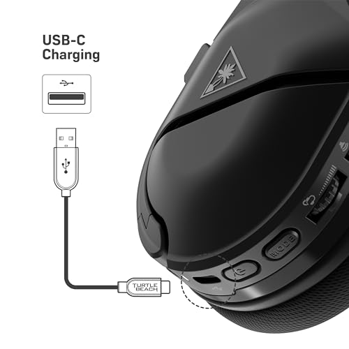 Turtle Beach Stealth 600 Gen 2 MAX Wireless Amplified Multiplatform Gaming Headset for PS5, PS4, Nintendo Switch, PC & Mac with 48+ Hour Battery, Lag-free Wireless, & 50mm Speakers – Black