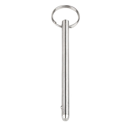 HZJPIN 4 Pack Quick Release Pin, Diameter 1/4"(6.3mm), Overall Length 3.75"(95mm), Usable Length 3"(76mm), Full 316 Stainless Steel, Bimini Top Pin, Marine Hardware