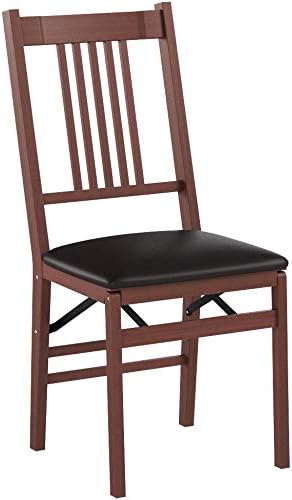 MECO Stakmore True Mission Wooden Folding Chairs