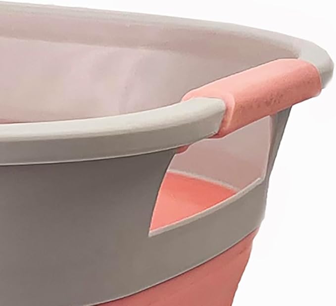 SAMMART 40L Collapsible Plastic Laundry Basket