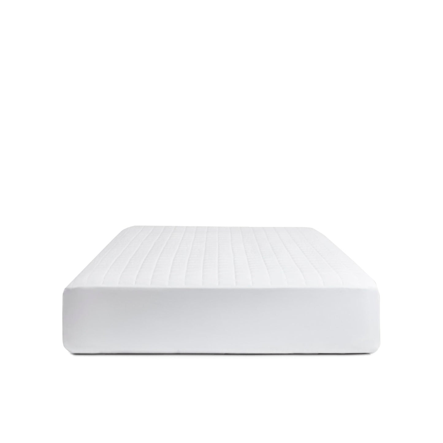 Boll & Branch Mattress Protector - California King Size, White Cover - 1 Fitted Protector Included -Padded Fill, Soft, and Breathable - Hypoallergenic and Safe for Sensitive Skin