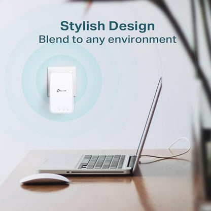 TP-Link RE300 AC1200Mbps WiFi Extender Booster Dual Band, EasyMesh, WiFi Booster Range Extender, Internet Booster, Access Point, Works with Any WiFi Router, App Control Easy Setup, UK Plug