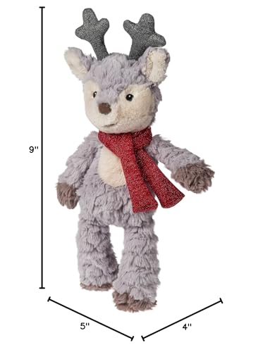 Mary Meyer Stuffed Animal Putty Collection Soft Toy, 11-Inches, Glitters Reindeer
