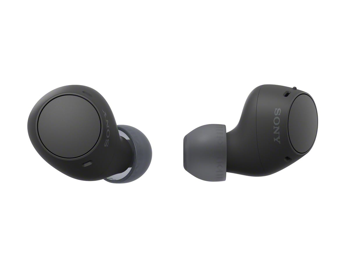 Sony WF-C510 Truly Wireless Earbuds – Small, Light, Bluetooth In Ear Headphones with Multipoint Connection, Ambient Sound, IPX4 Rating, Spotify Tap, Quick Charge, 22 HR Battery, iOS & Android - Black