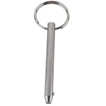 4 Pcs Quick Release Pin, Diameter 1/4"(6.3mm), Overall Length 2.56"(65mm), Usable Length 2"(51mm), Full 316 Stainless Steel, Bimini Top Pin, Marine Hardware