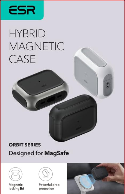 ESR for AirPods Pro 3 Case, Compatible with AirPods Pro Case 3rd Generation (2025), Compatible with MagSafe, Full Drop Protection Cover with Lanyard, Black