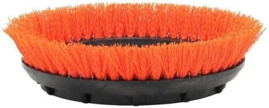 Oreck Commercial 237047 Orange Tile and Resilient Floor Scrub Brush, 10.5 in.